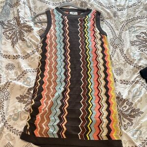 Missoni Multicolor Zigzag Knit Top